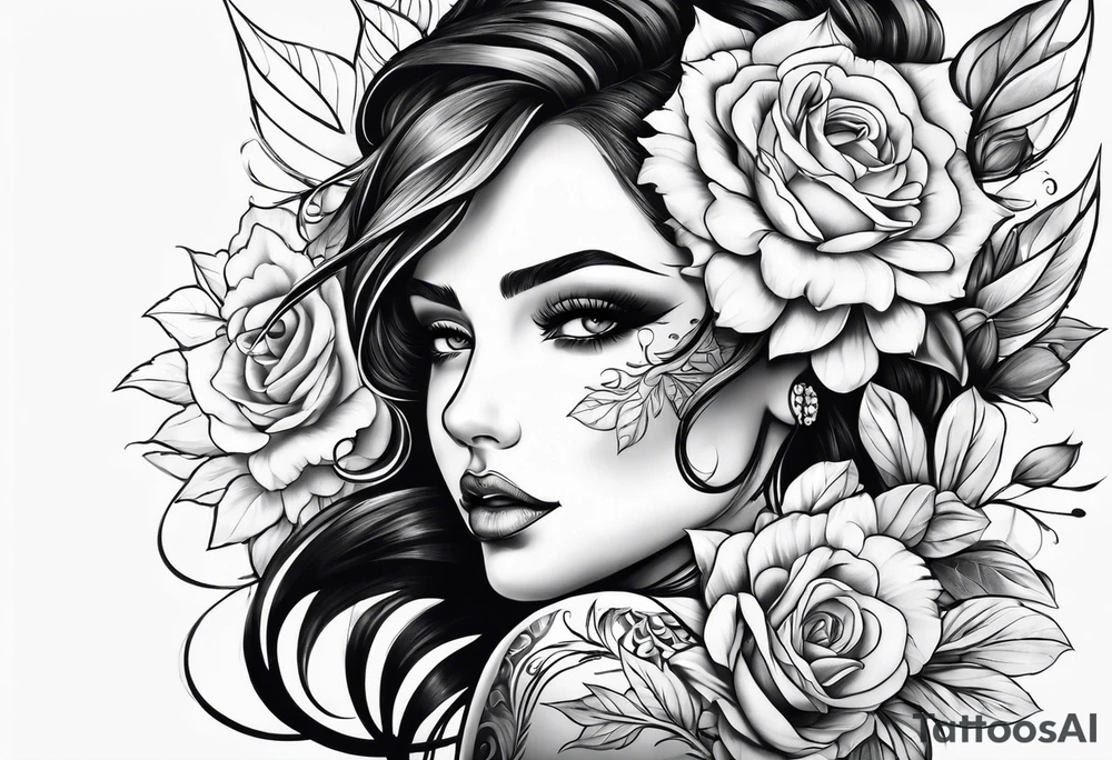 full back tattoo sketch tattoo idea