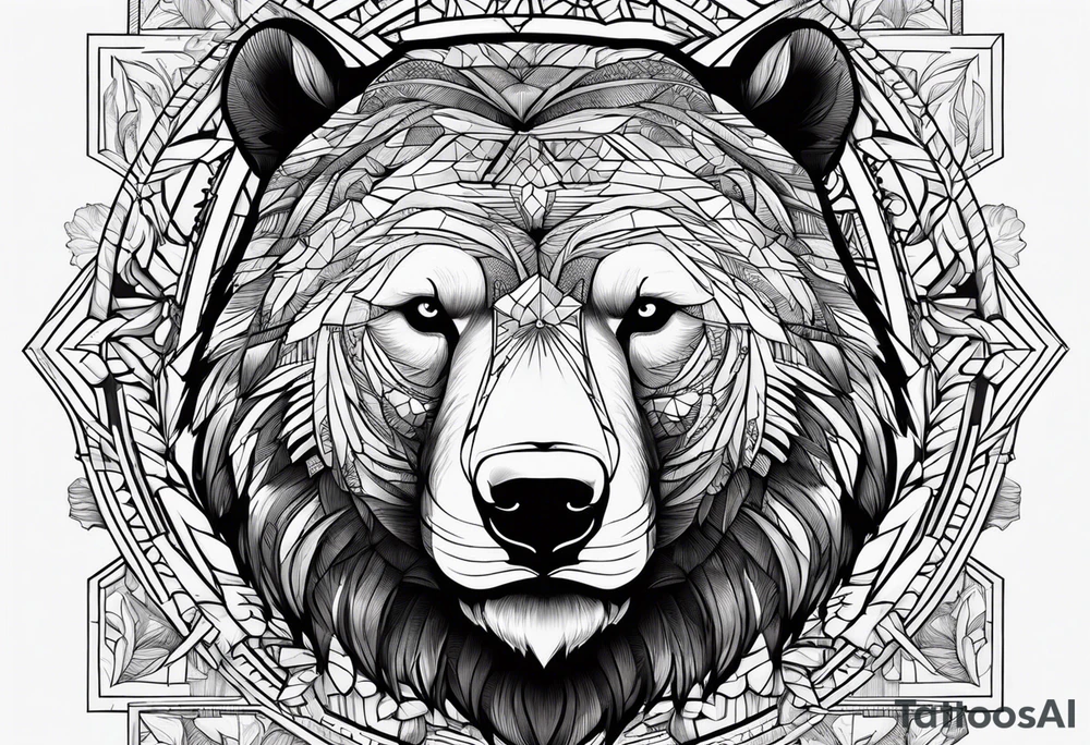 Touro
Urso 
Mercados financeiros tattoo idea