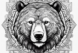 Touro
Urso 
Mercados financeiros tattoo idea
