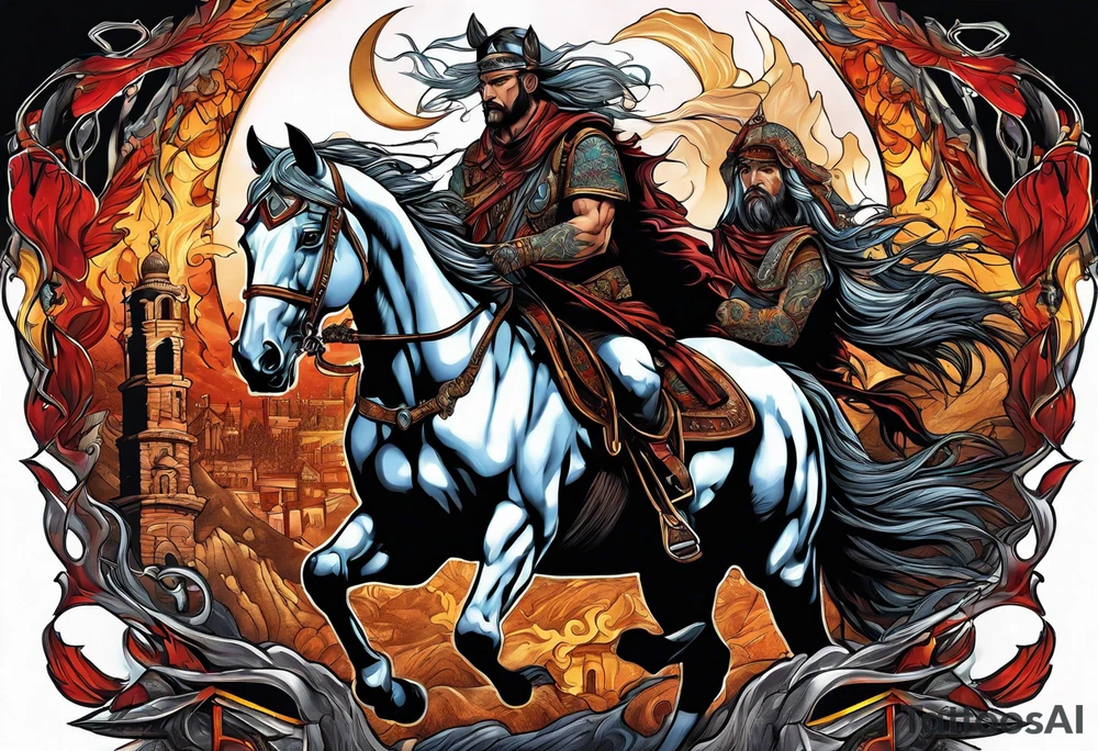 Apocolypse horsemen tattoo idea