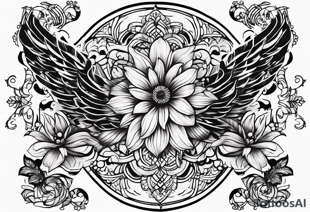 Wide tattoo underboob tattoo idea