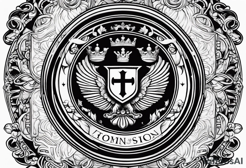 Family crest Grandon,  world traveler, secret tattoo idea