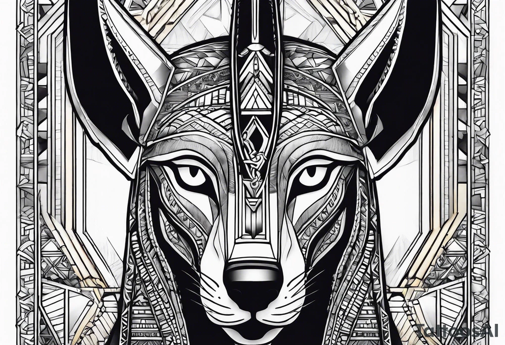 Anubis forearm tattoo idea
