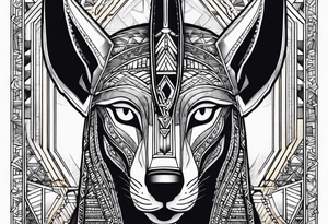 Anubis forearm tattoo idea