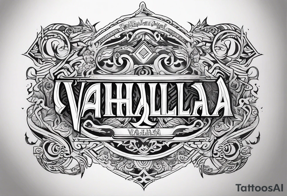 Valhalla 
prayer poem tattoo idea