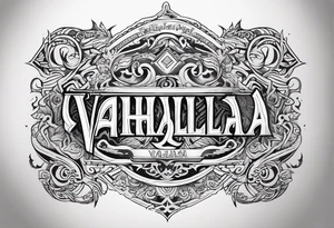 Valhalla 
prayer poem tattoo idea