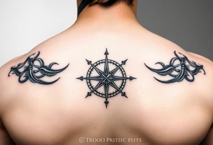 compass tattoo idea