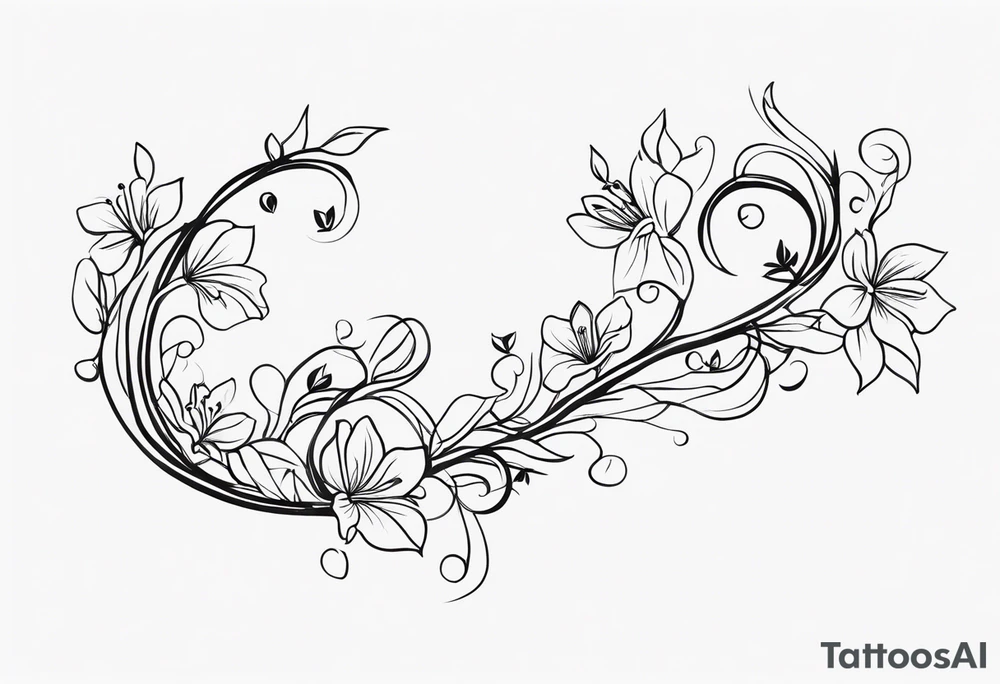The longest Vines of Flores tattoo idea