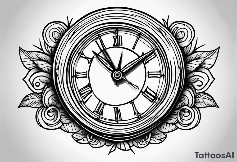 money time tattoo idea