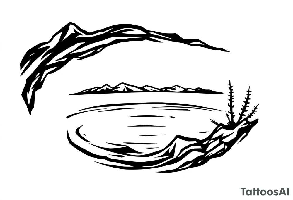 water, lake, family tattoo idea