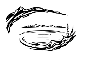 water, lake, family tattoo idea