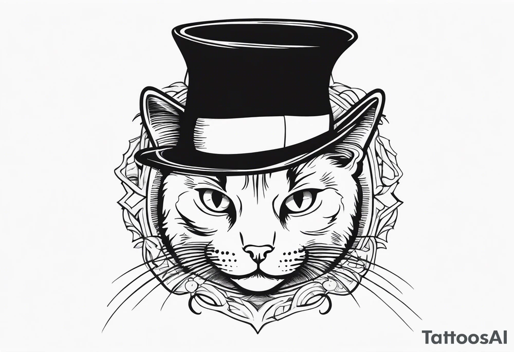 cat in the hat tattoo idea