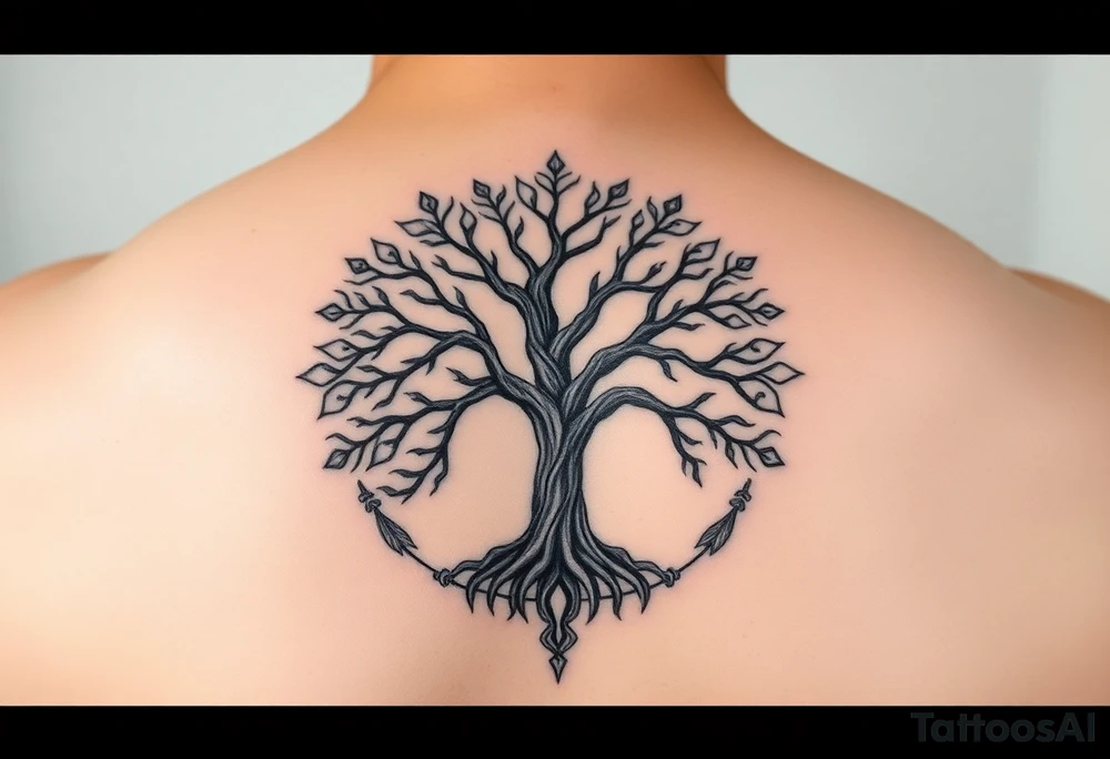 Kabbalah tree of life tattoo idea