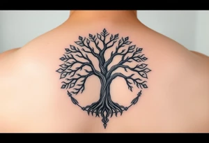 Kabbalah tree of life tattoo idea