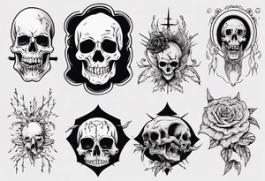 Creepy death tattoo idea