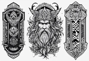 Valhalla word tattoo idea