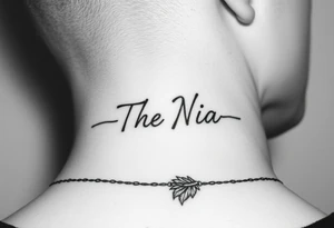 The name Nia tattoo idea