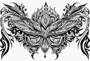 Full arm tribal tattoo idea