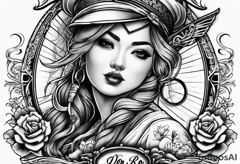 “Do no harm but take no shit” nurse tattoo with calligraphy tattoo idea