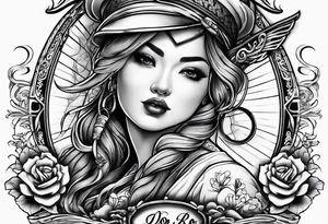 “Do no harm but take no shit” nurse tattoo with calligraphy tattoo idea
