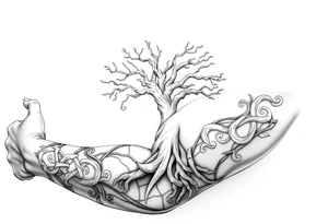 Celtic Tree of life tattoo idea