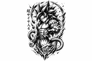 Go ku going super sain 4 tattoo idea