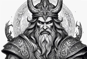 hades the god of death tattoo idea
