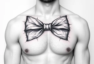 A bow tie tattoo idea