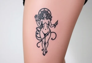 medusa greek goddess tattoo idea