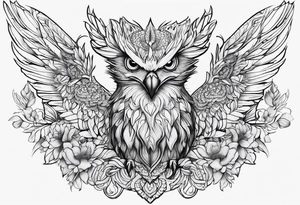 Fênix tattoo idea
