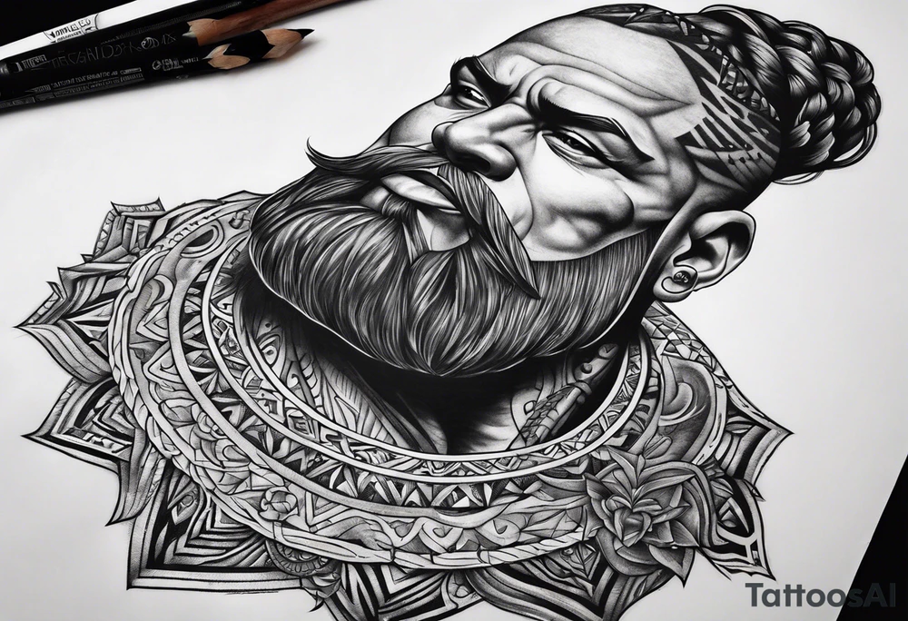 Father strong tattoo idea