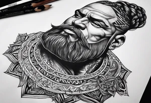 Father strong tattoo idea
