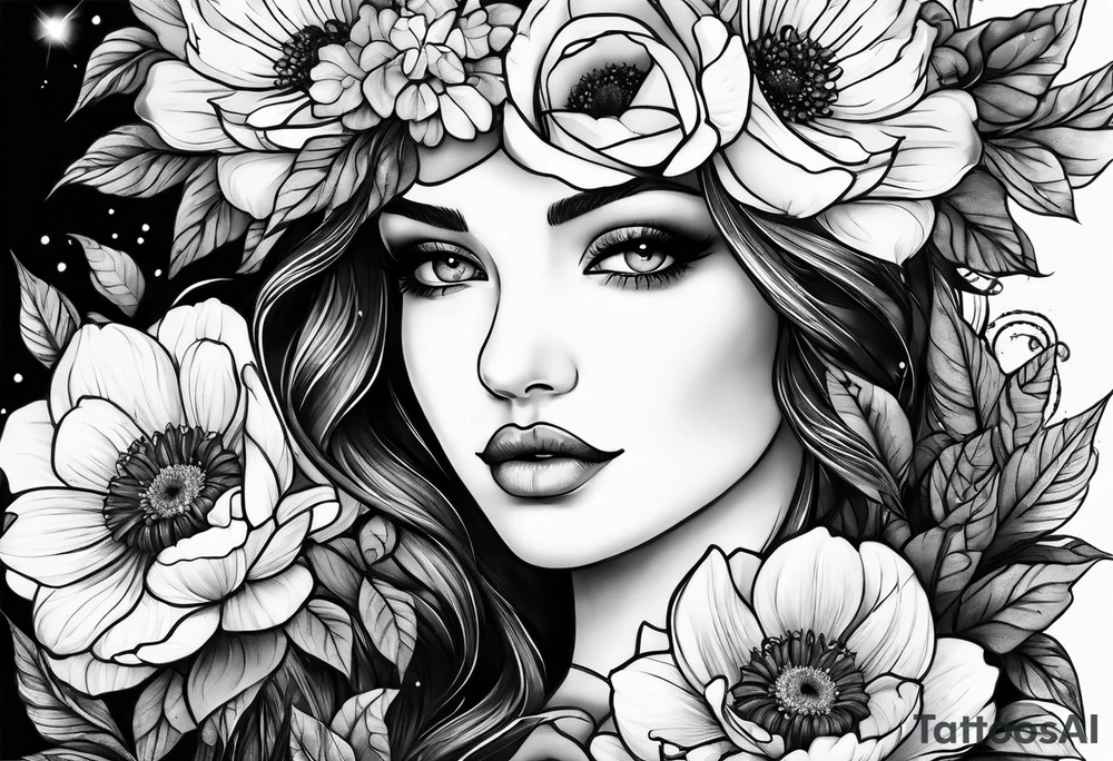 February, October and June birthflowers tattoo idea February, October and June birthflowers tattoo idea