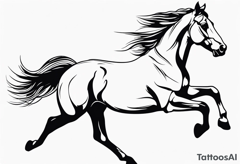 horse tattoo idea