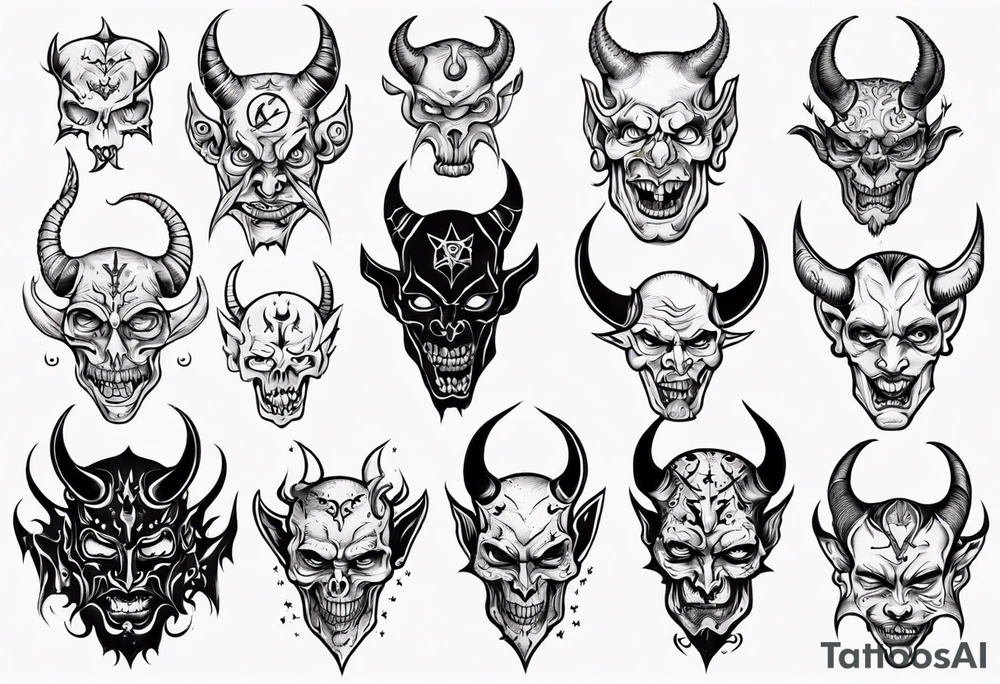 Devil tattoo idea