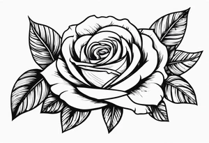 Thunder and roses tattoo idea