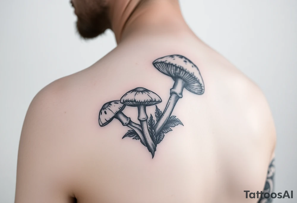 Right  arm sleeve, mushrooms, tattoo idea