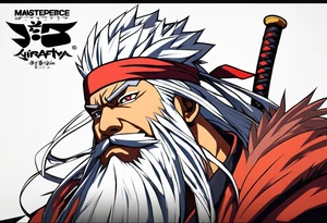 Sage mode jiraiya from the anime naruto tattoo idea