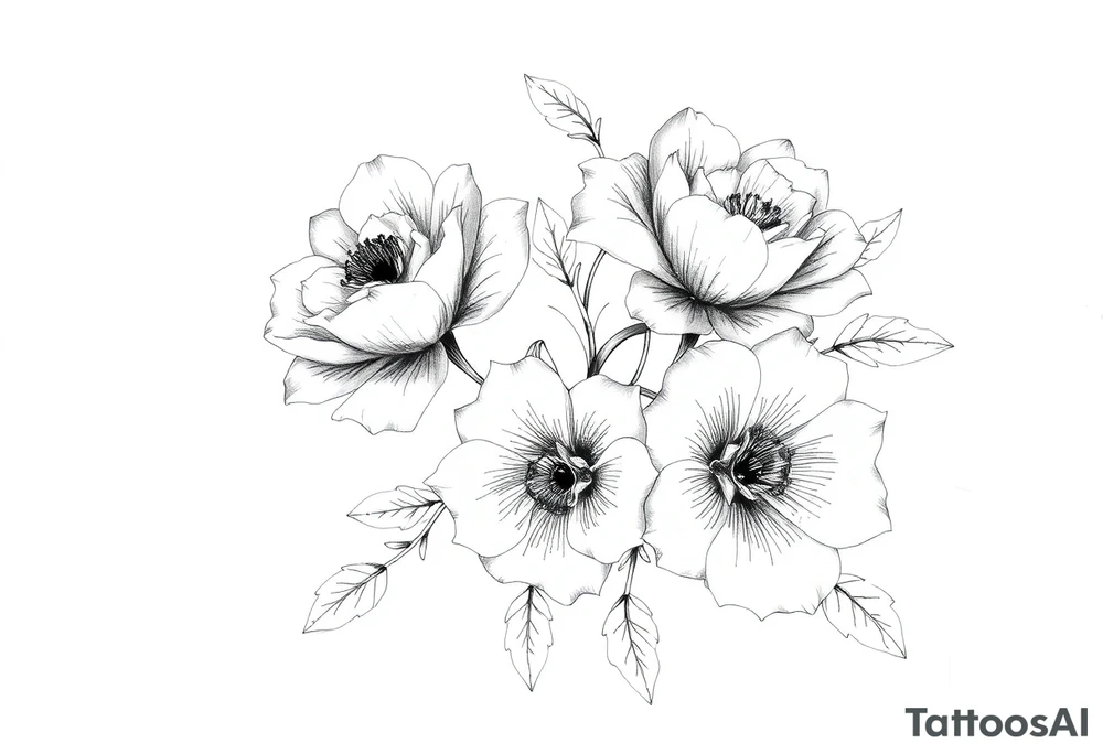 Flowers tattoo idea