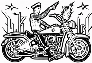 MachineGunKelly as a sailor boy tattoo idea