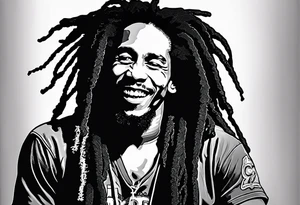 Bob Marley, Detroit, Music, Weed, basketball, Charisse, Steven, Love tattoo idea