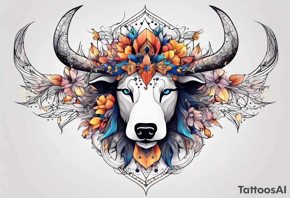 Constellation, animal tattoo idea
