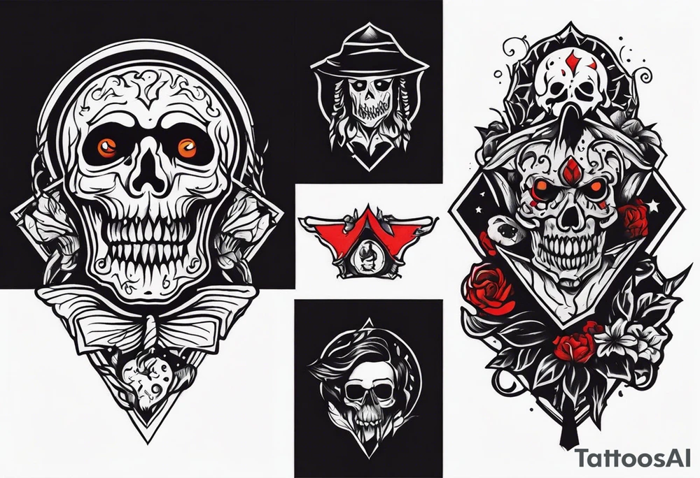 Original horror tattoo idea