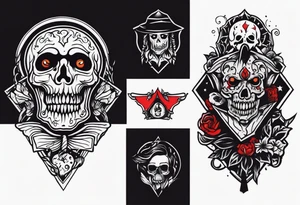 Original horror tattoo idea