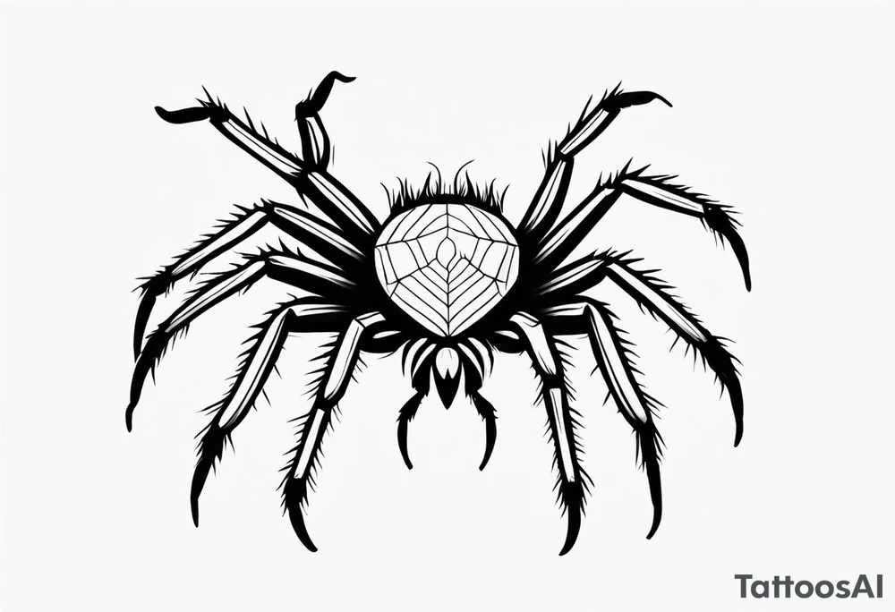 Tarantula tattoo idea