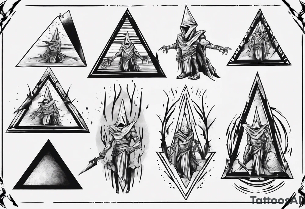 Pyramid Head tattoo idea