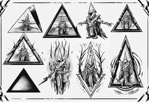 Pyramid Head tattoo idea
