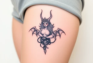 Queen of hell tattoo idea