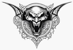 Vampire forearm tattoo design tattoo idea