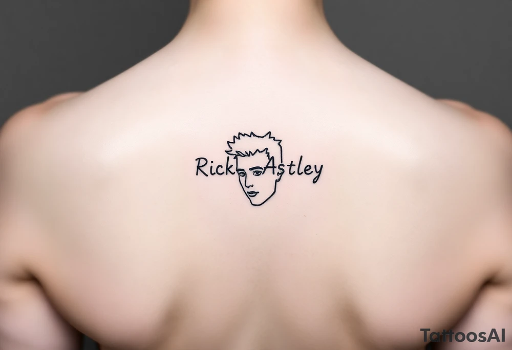 Rick Astley meme tattoo idea